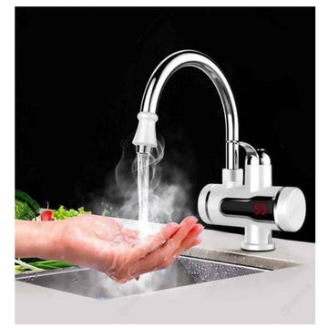Wasserhahn mit eingebauter Heizung für sofortiges Warmwasser