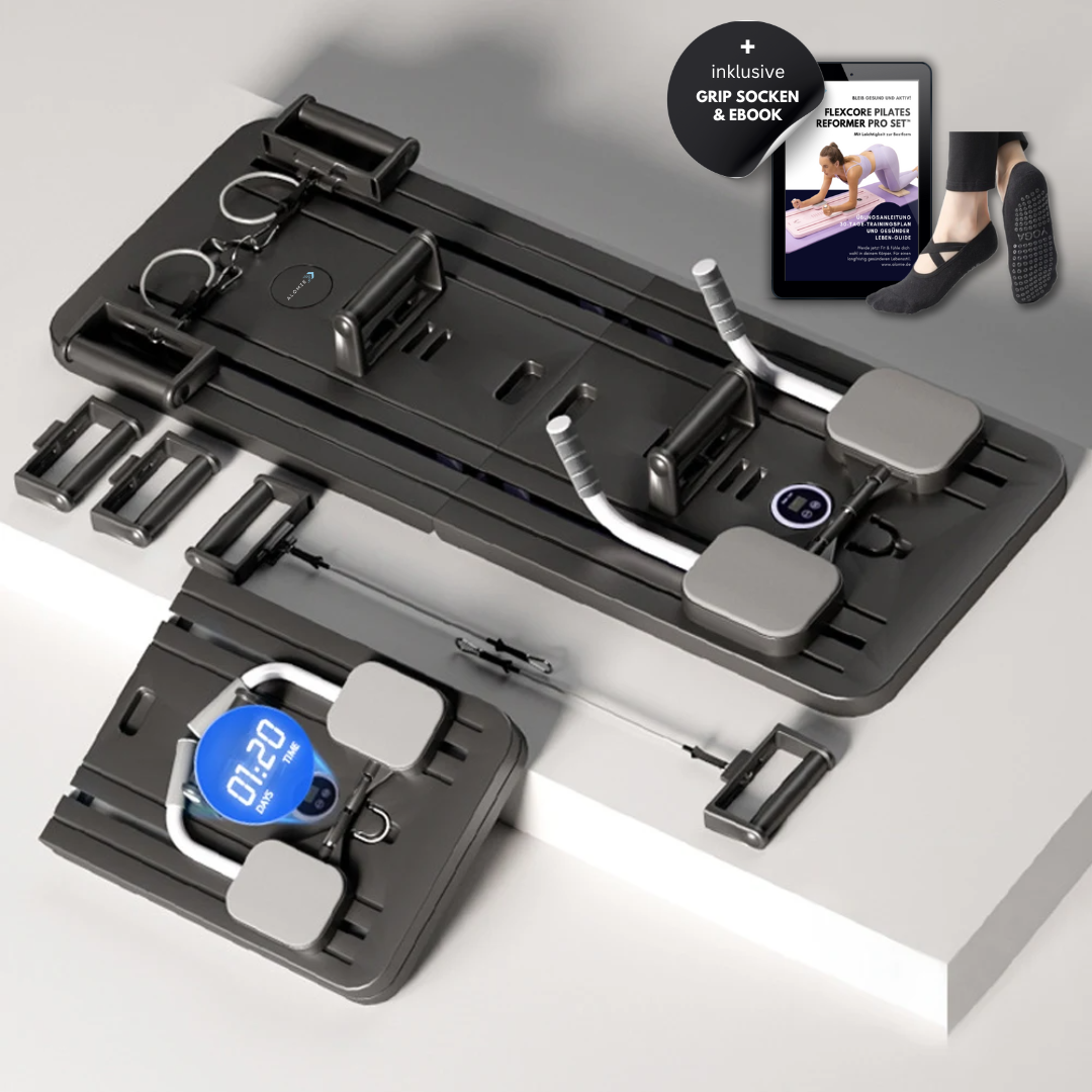 Pilates Reformer Set – Elastische Widerstandsbänder & Vielseitiges Training für Stabile Bewegungen