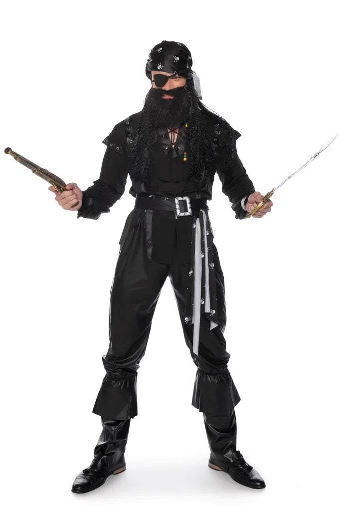 SeaRogue Piratenkostüm Paar – Mehrfarbiges Cosplay für Halloween
