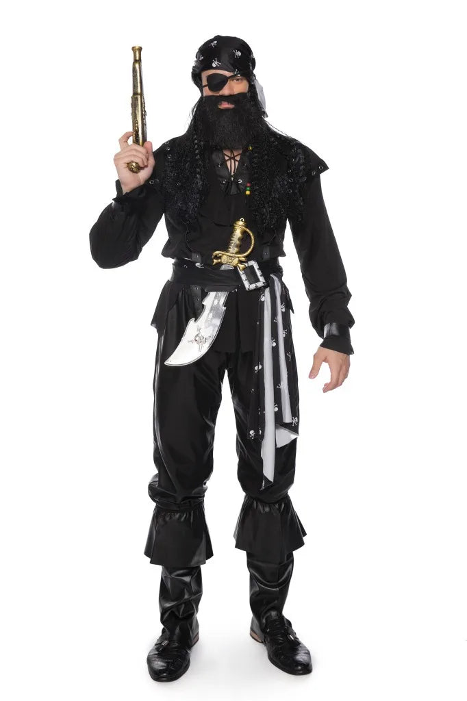 SeaRogue Piratenkostüm Paar – Mehrfarbiges Cosplay für Halloween