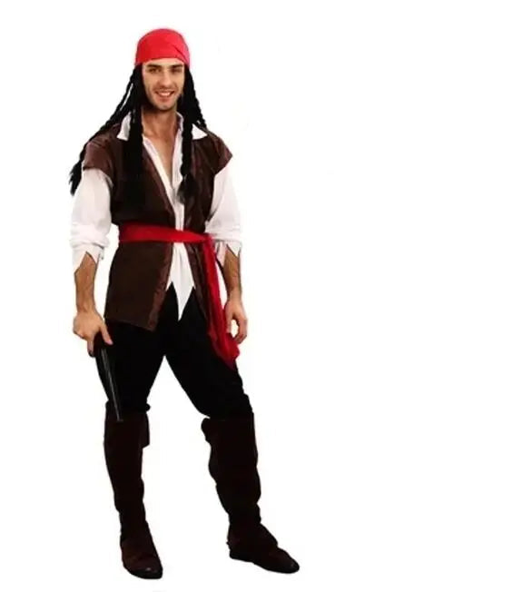 SeaRogue Piratenkostüm Paar – Mehrfarbiges Cosplay für Halloween