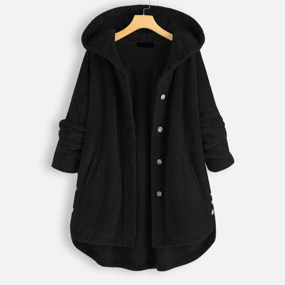 Zavando | Grande veste pour femme avec capuche pour un look hivernal charmant