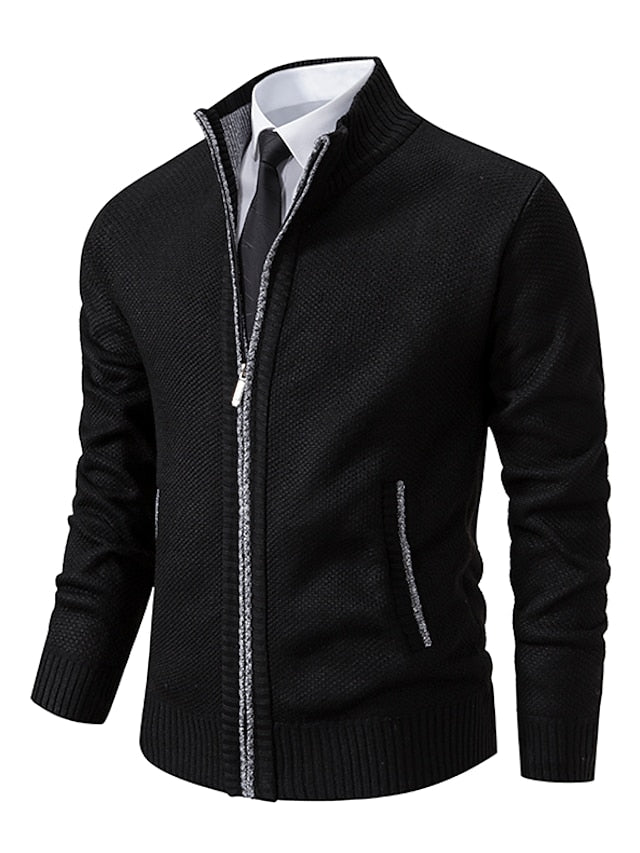 Ralph Polo Herren Zipper Strickpullover – Elegant & Bequem