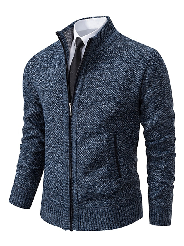 Ralph Polo Herren Zipper Strickpullover – Elegant & Bequem