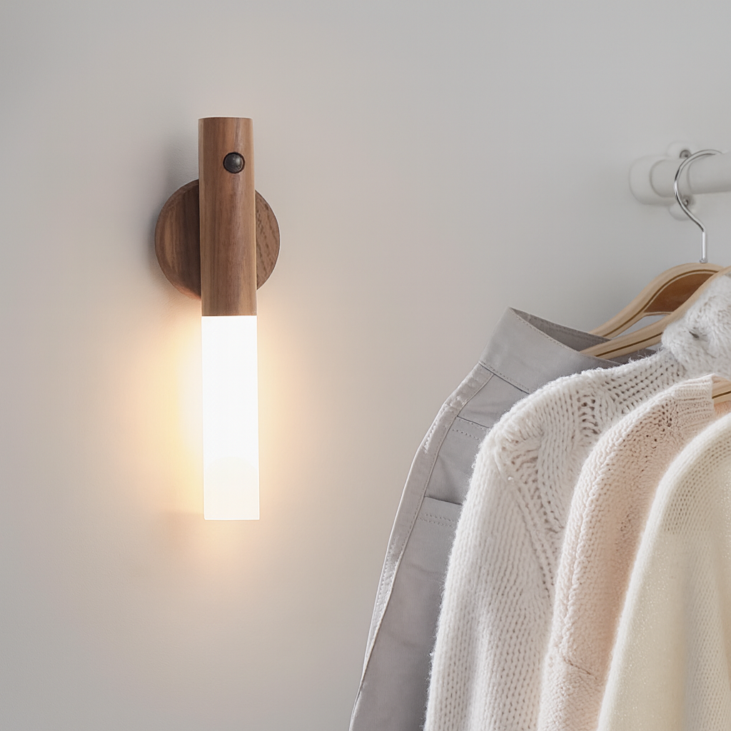 Luminara – Ultra USB-batteri væglampe med bevægelsessensor – Trådløs & dæmpbar