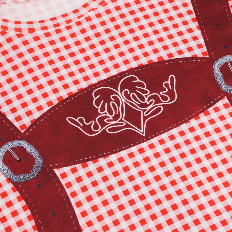 Wiesngaudi – T-Shirt mit Lederhosen-Aufdruck – Dein Spaß-Ticket zur Wiesn