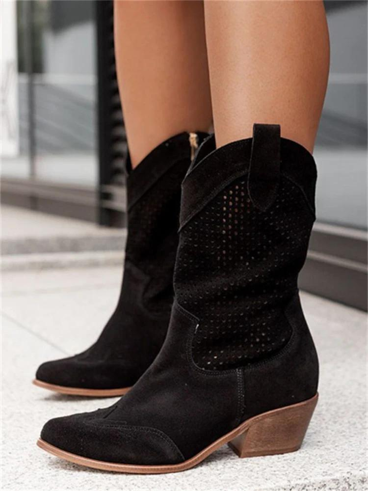 Lene - Cowboystiefel, die atmen