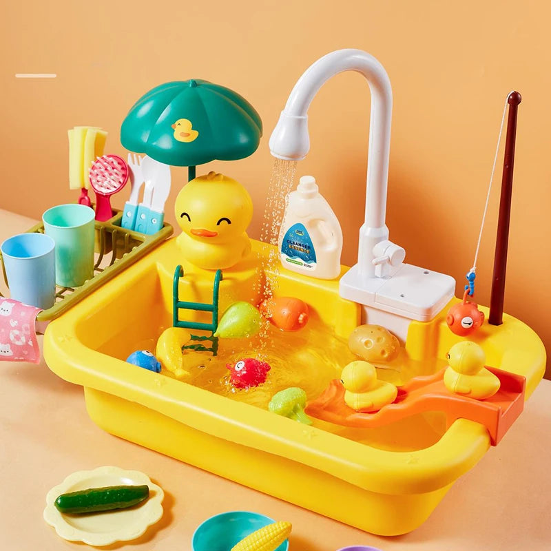 AquaPlay Spülspaß – Realistisches Küchen-Spielset mit Wasserfunktion