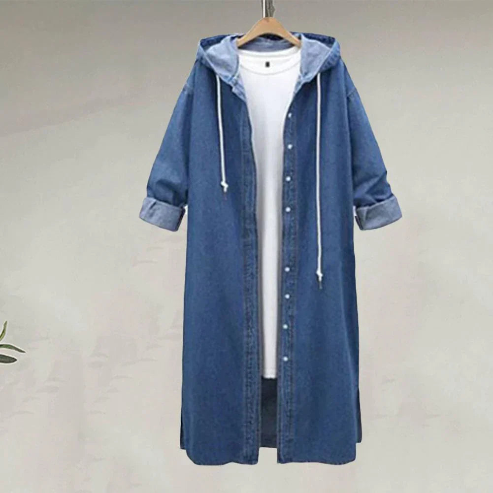 Valerie | Lange Jeansjacke