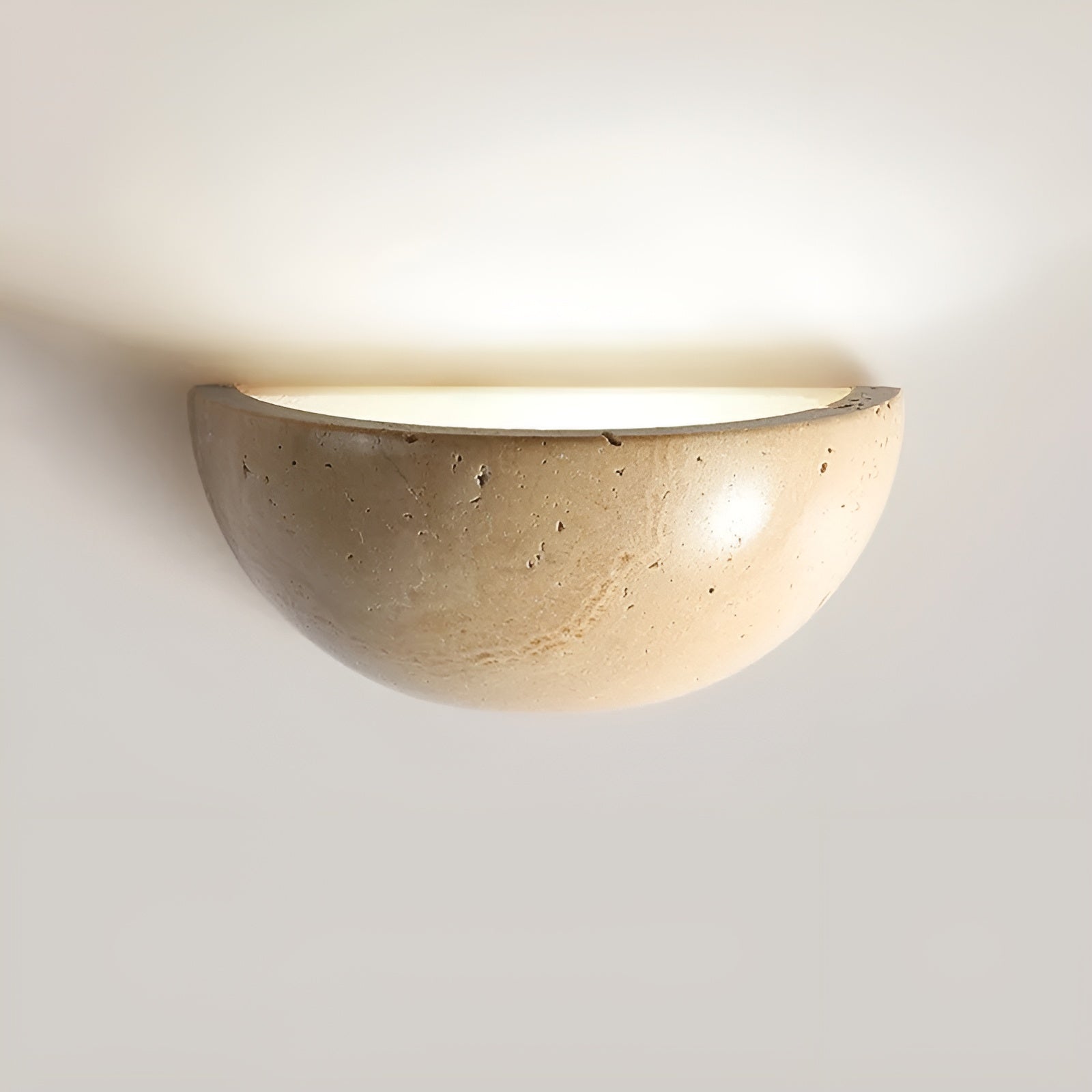 ZenGlow – Halbmond LED-Wandleuchte – Wabi-Sabi Minimalistisches Design
