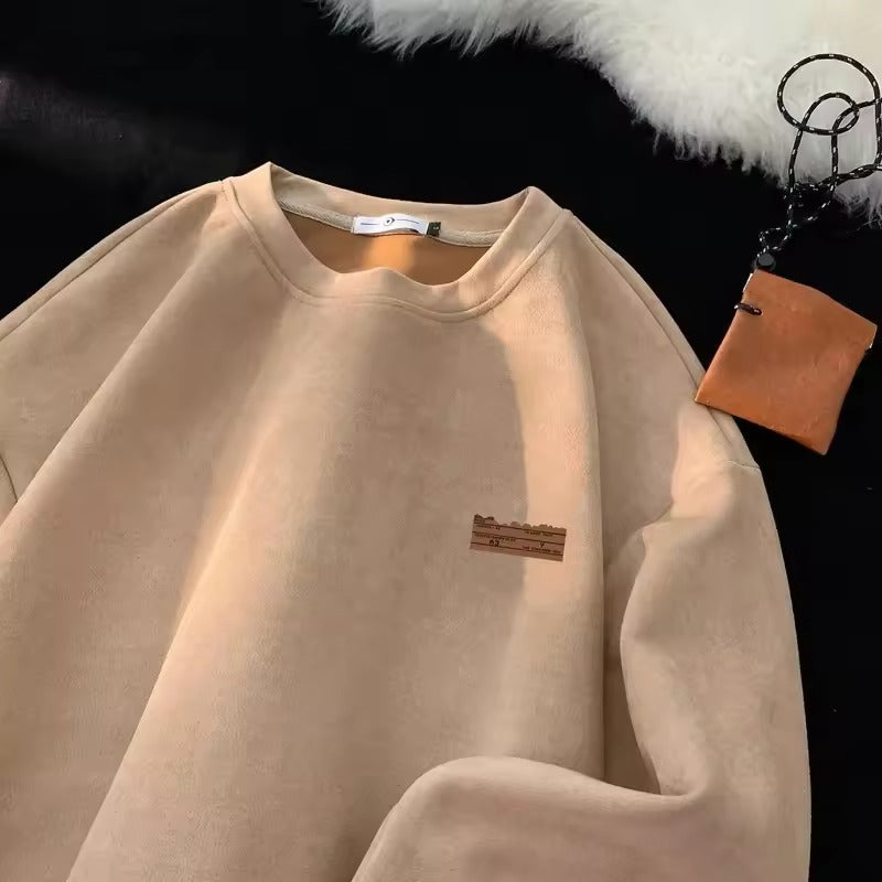 Pull en daim style japonais pour homme | style et confort en un