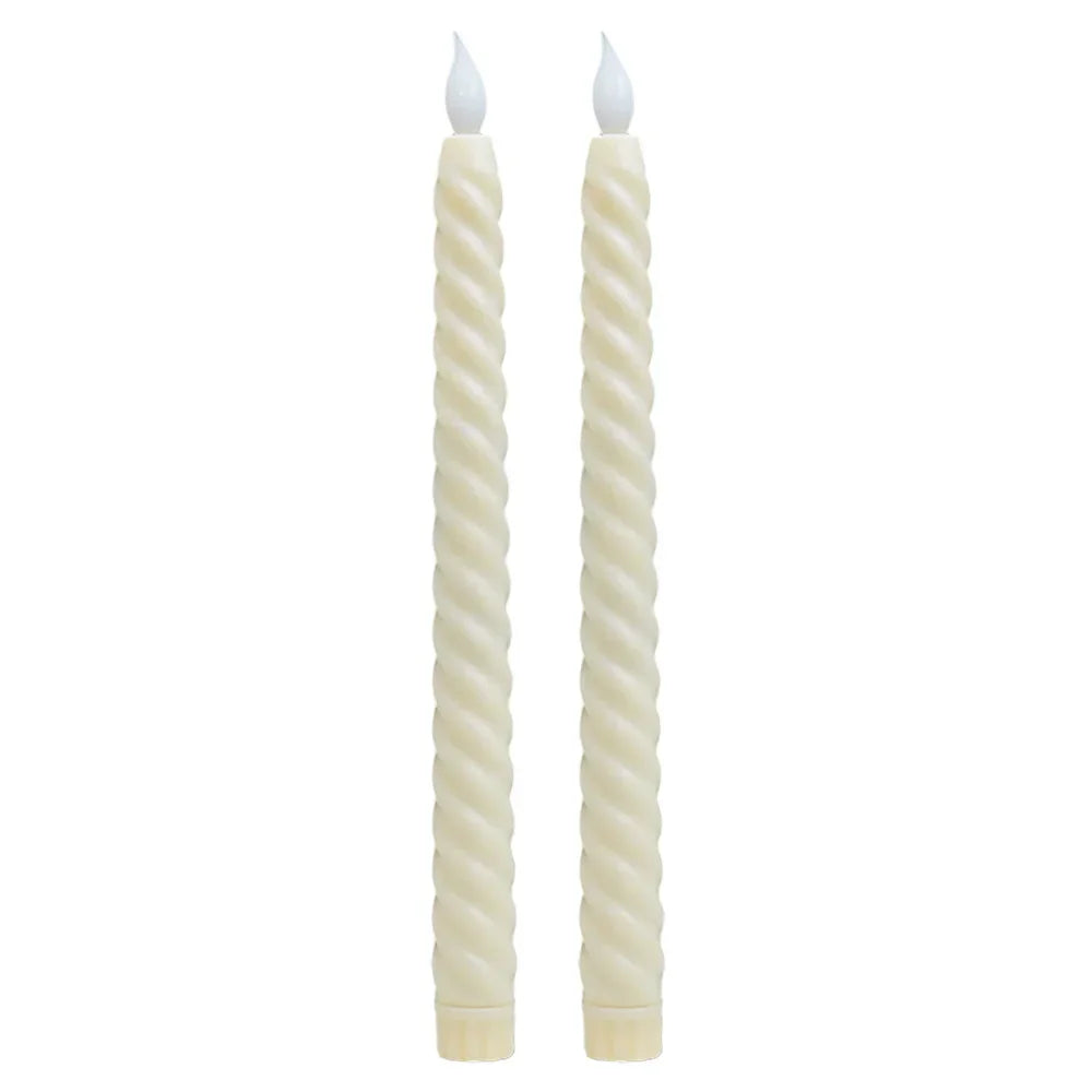 Candlestick 3D - Lange LED-Kerzen mit 3D-Docht für Weihnachten