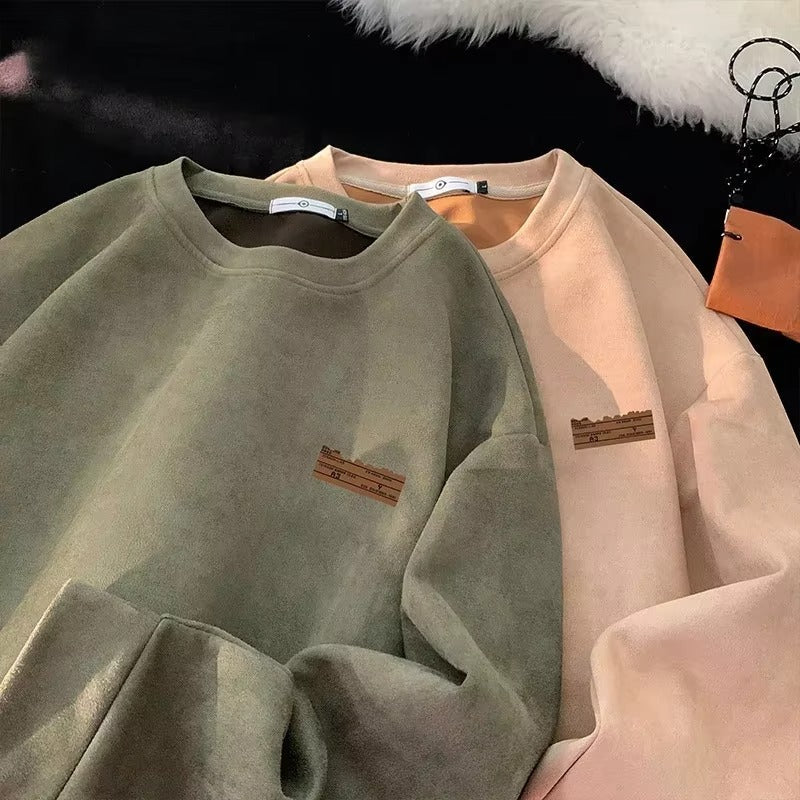 Pull en daim style japonais pour homme | style et confort en un