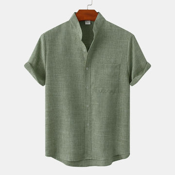 Devako Walter - Camicia casual lussuosa in lino