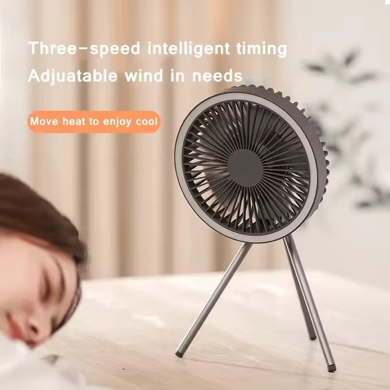 Tragbarer Ventilator All-in-One | Leistungsstark, kompakt und wiederaufladbar
