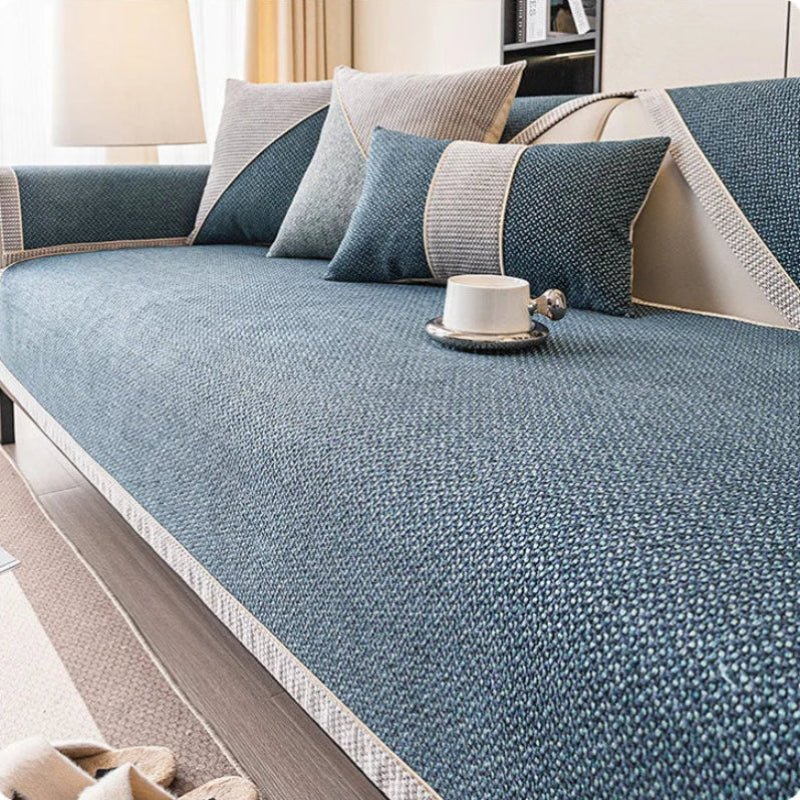 Copertura per divano – Tessuto antiscivolo, Struttura a trama traspirante e lavorazione resistente