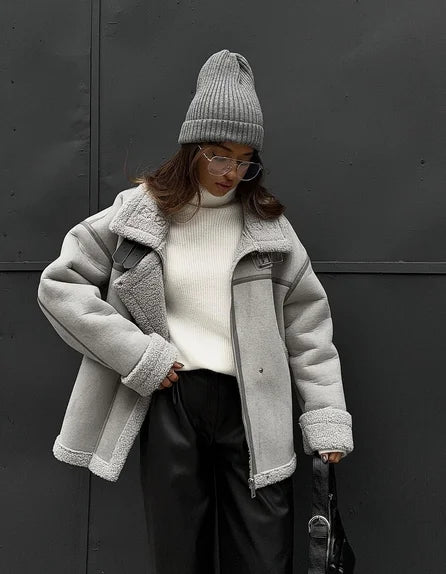 Nicole giacca invernale alla moda giacca morbida con tasche pratiche