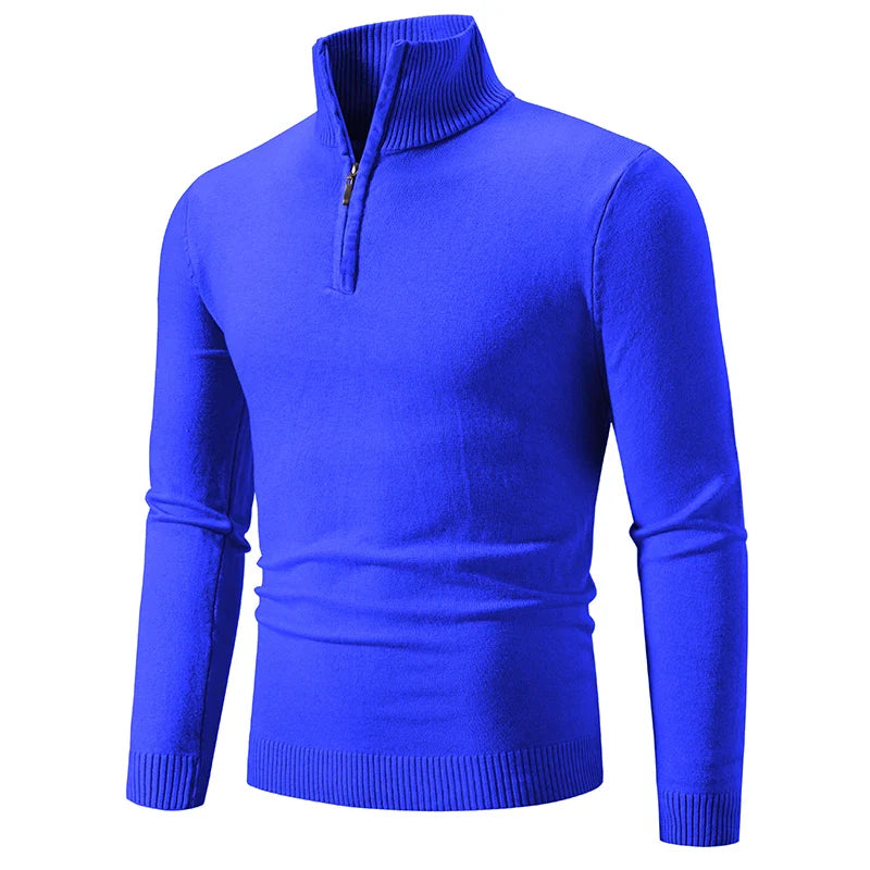 Klassischer einfarbiger Pullover für Männer - Jarvis