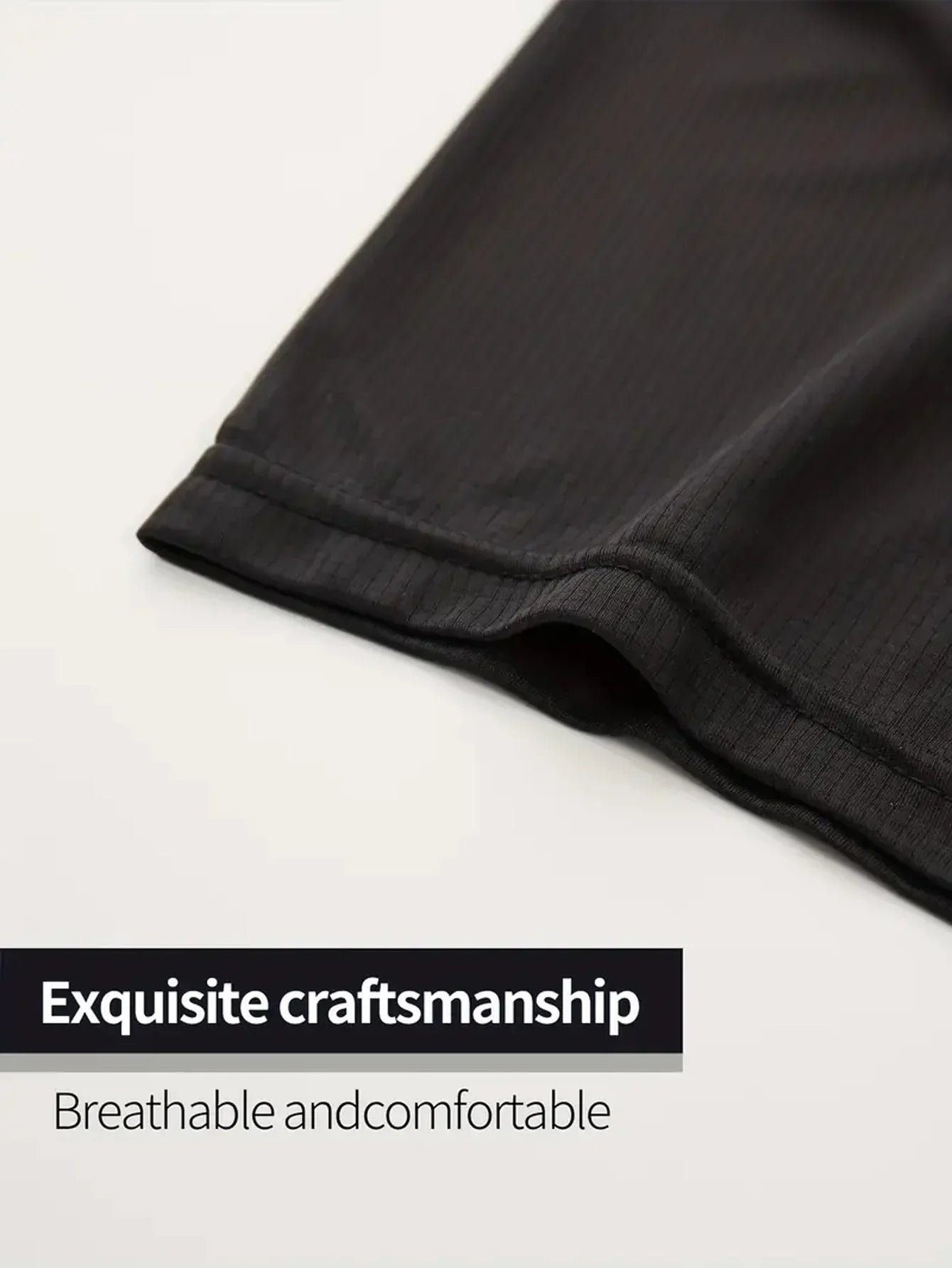 7er-Pack Black Active Short Sleeve Tee | Komfort, Schutz und Stil