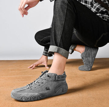 Daisy Leather Winter Sneakers | Wasserdichte Sneakers mit Fleece-Futter