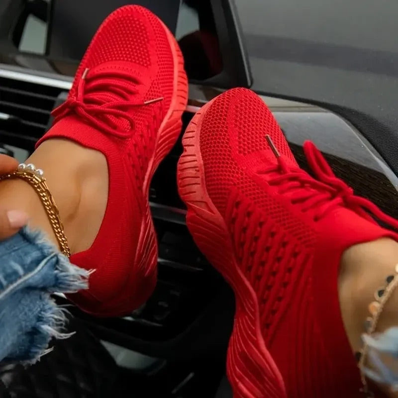 Gina – Damen Mesh-Sneaker mit atmungsaktivem Design & Komfortsohle