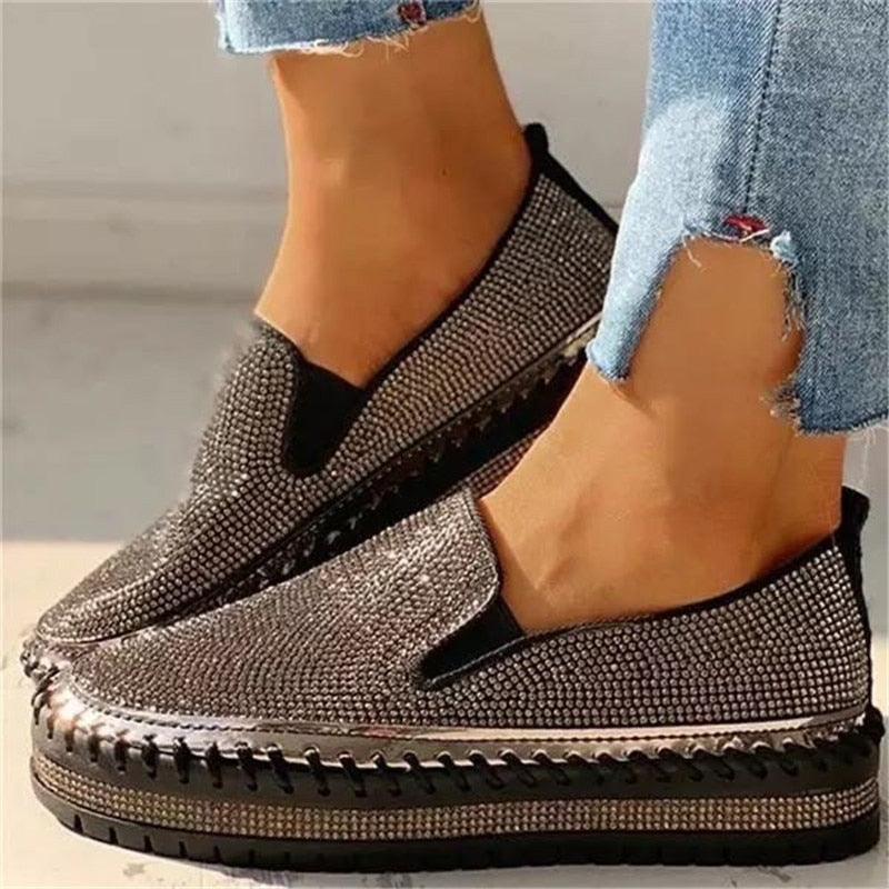 Diamant-Slipper | Elegante Schuhe mit funkelnden Details