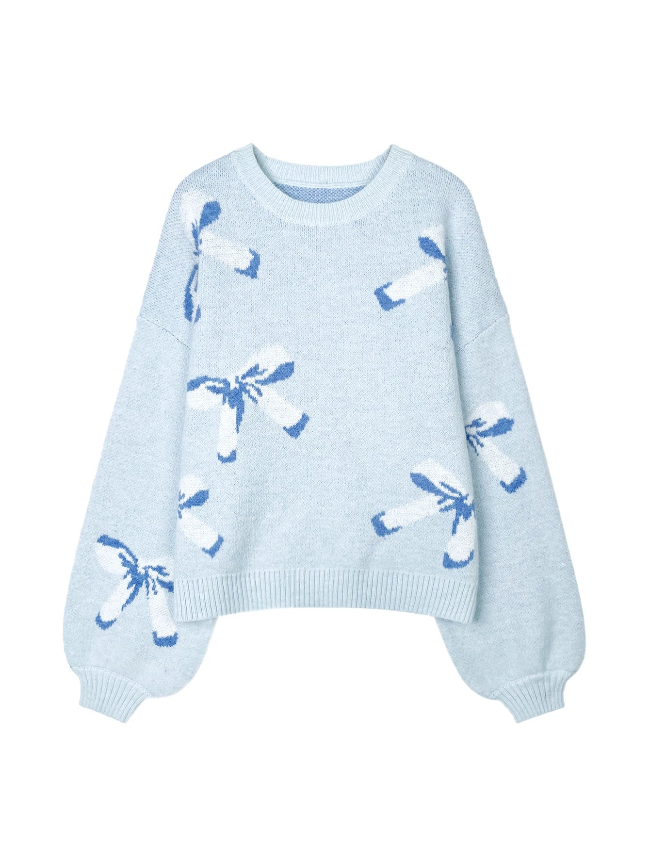 Yuliana pullover | damepullover med sløjfemønster | elegant og behageligt design