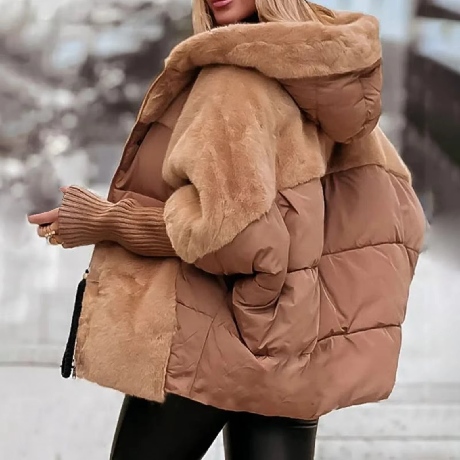 Veloria – Dame vinterfrakke varm med elegant design til efterår/vinter