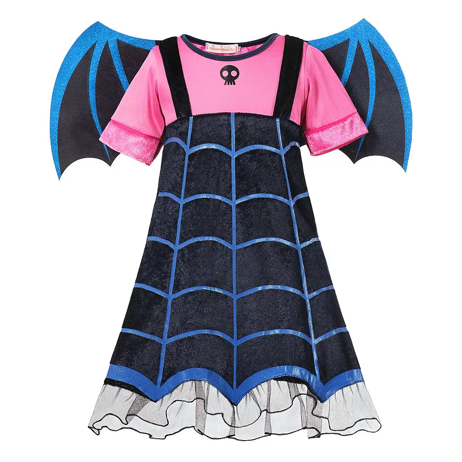MoonCarnival – Mädchen Clown Tutu Kleid – Halloween Kostüm
