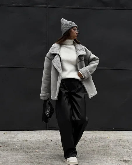 Nicole giacca invernale alla moda giacca morbida con tasche pratiche
