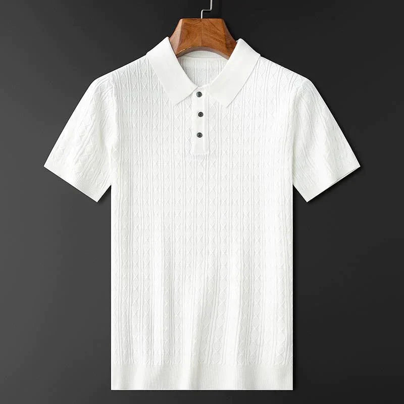 Chemise en tricot jacquard gaufré - Sinus