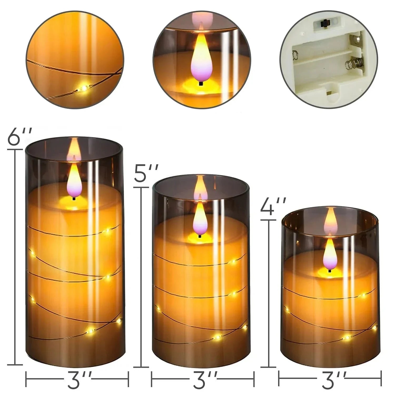 Flameflex - LED-Kerzen ohne Flamme mit realistischem Effekt