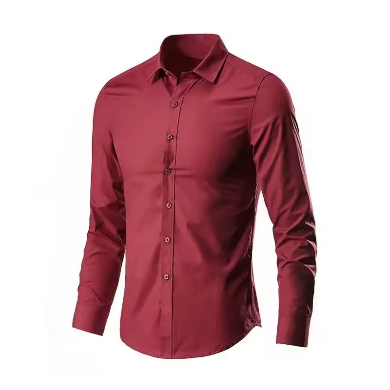 Chemise à coupe étroite sans plis | Confort sans repassage et look soigné