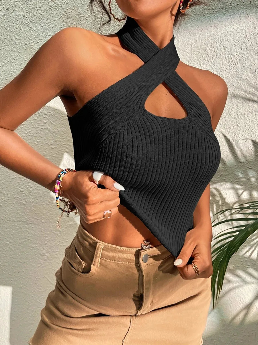 Uta - Damen-Tank-Top mit Nackenband