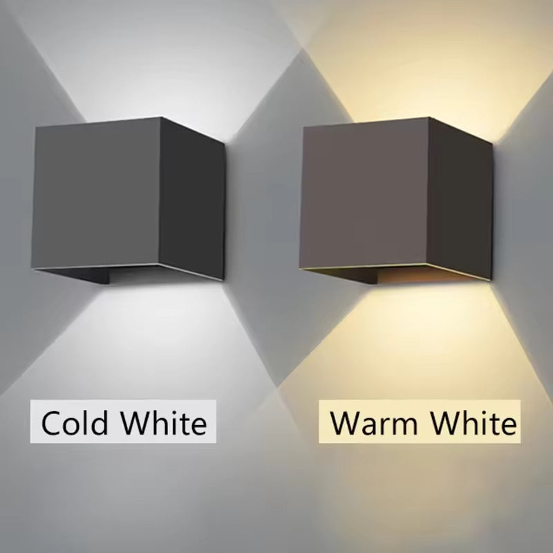 LED Wandleuchte – Wasserdichte IP65 Up & Down Lampe für Innen & Außen
