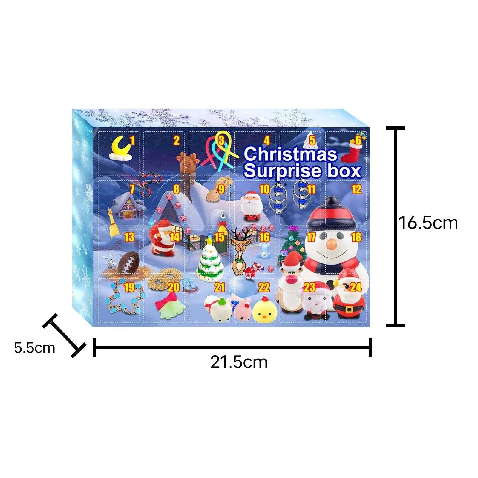 Nordlicht – Adventskalender Geschenkbox mit täglichen Überraschungen
