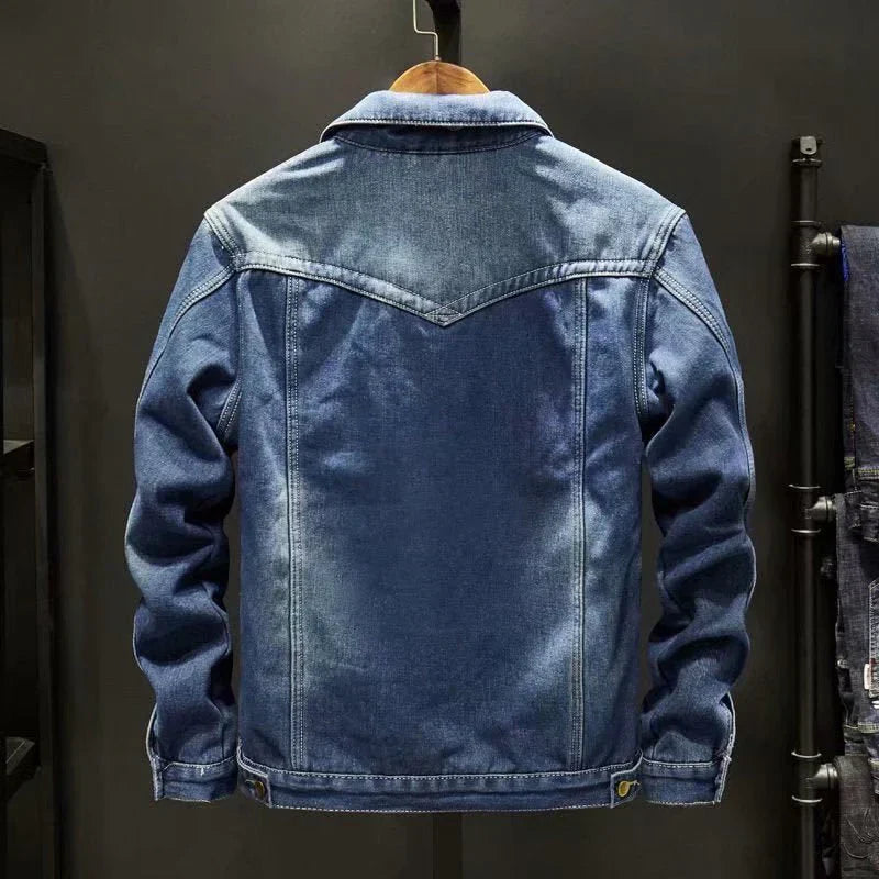 Jeansjacke mit dickem Wollfutter - Erico