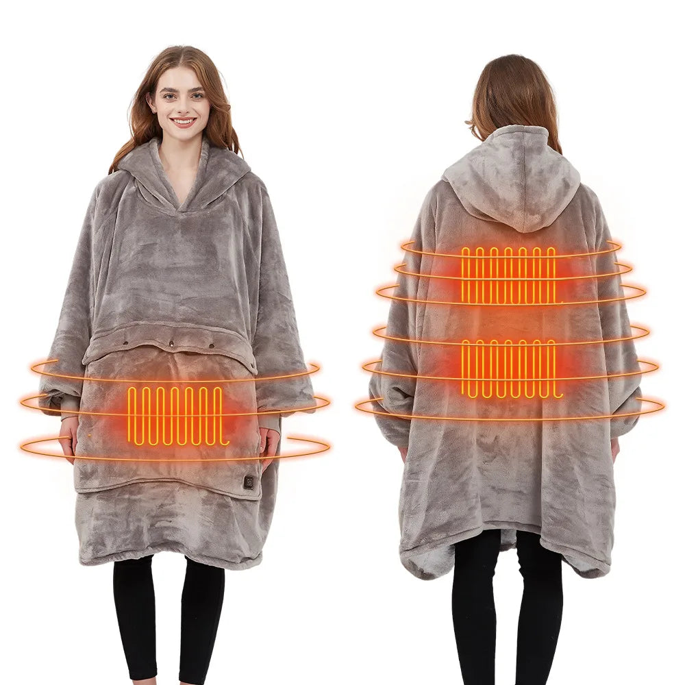 CozyHood - Wärmender Woll-Hoodie für faule Männer