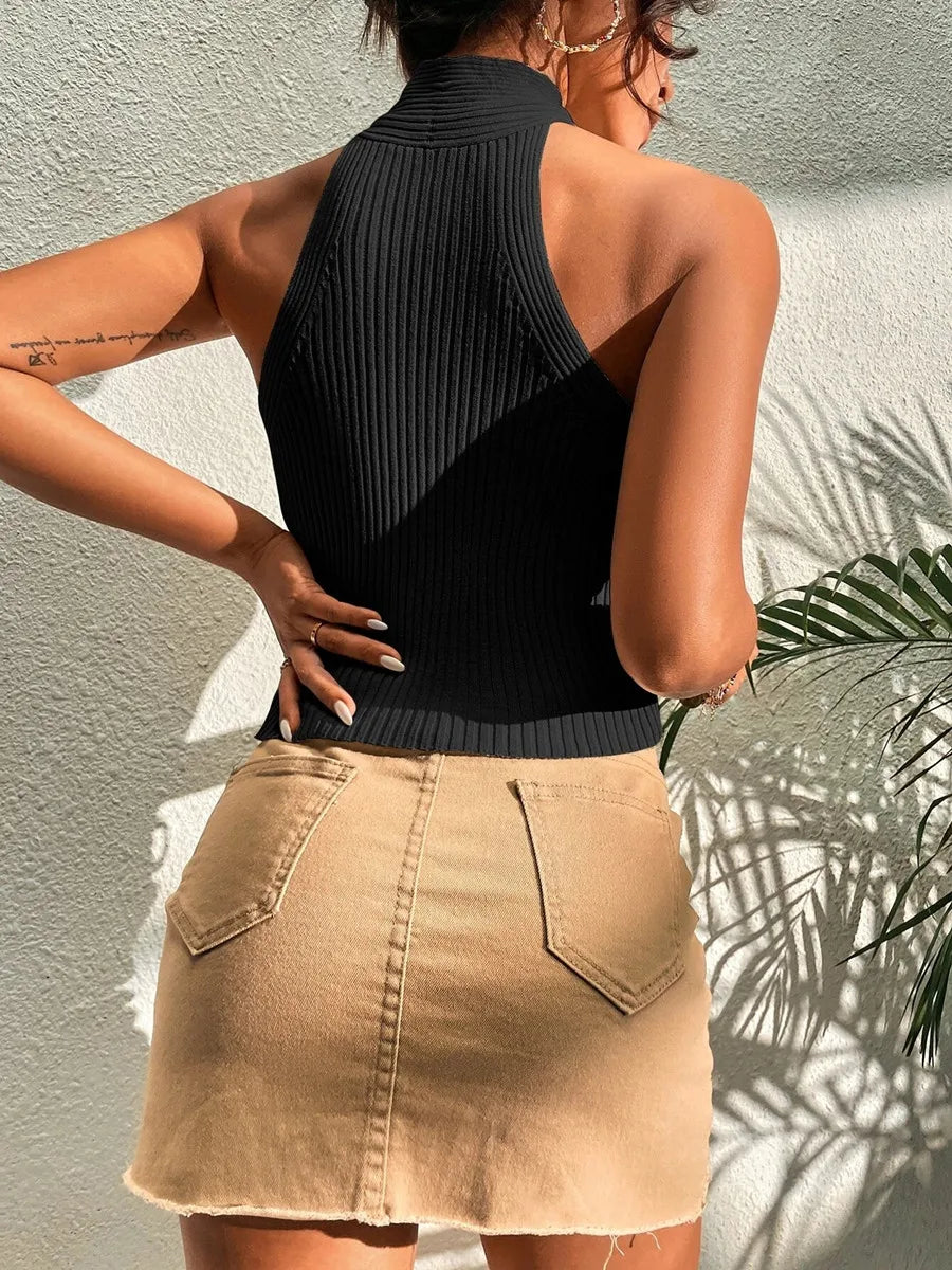 Uta - Damen-Tank-Top mit Nackenband