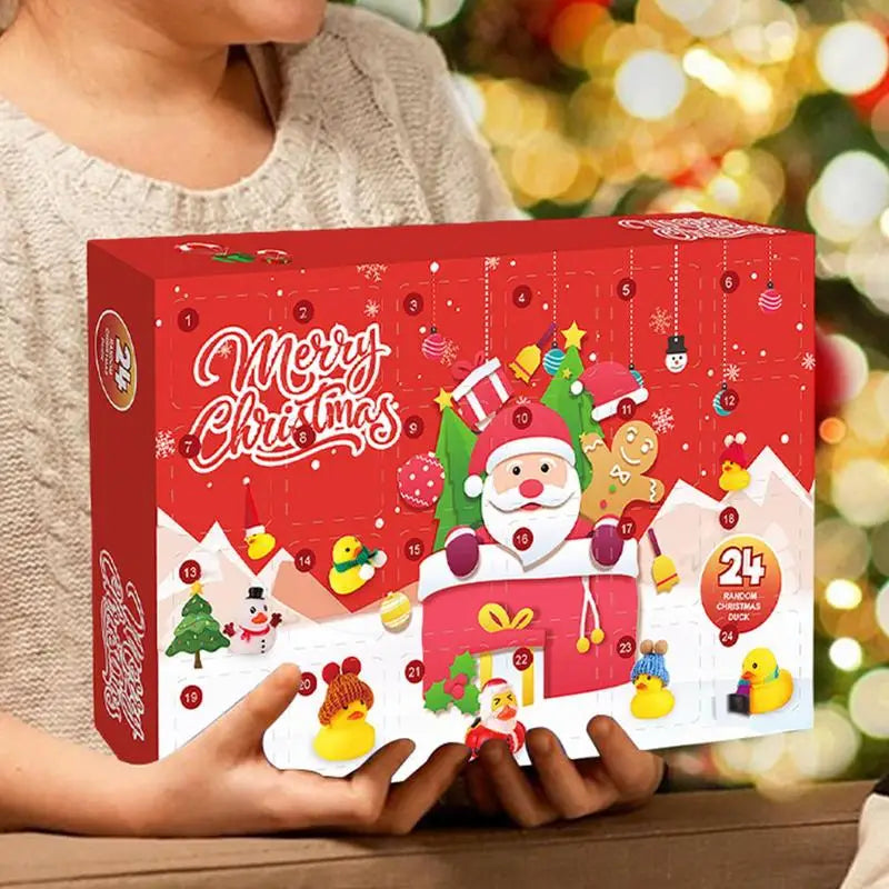 QuackJoy – Gummi-Enten Adventskalender mit 24 Designs – Weihnachten 2025