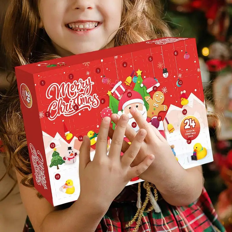 QuackJoy – Gummi-Enten Adventskalender mit 24 Designs – Weihnachten 2025