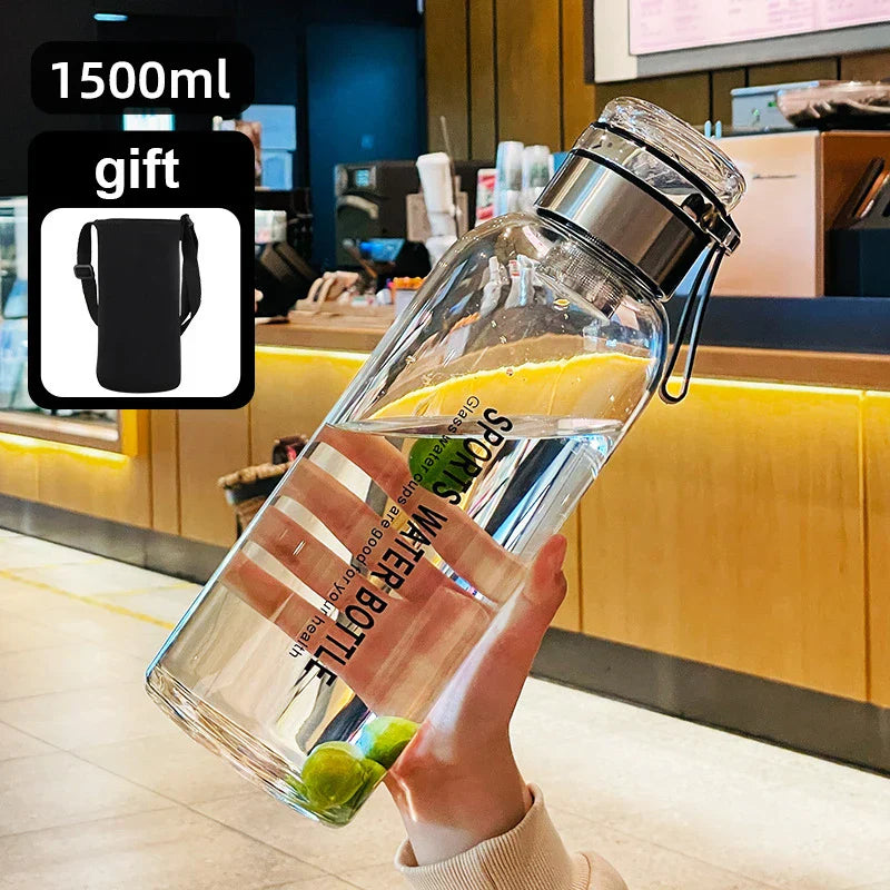 Devako 2L große Kapazität Wasserflasche transparent Milch Saft Tasse