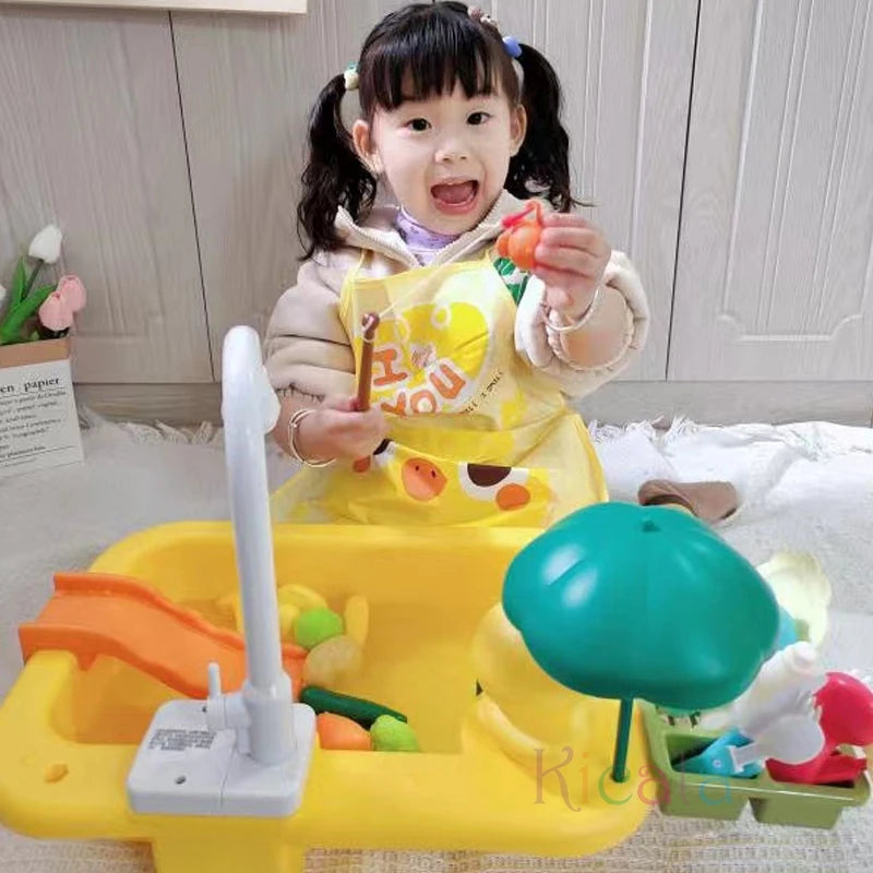 AquaPlay Spülspaß – Realistisches Küchen-Spielset mit Wasserfunktion