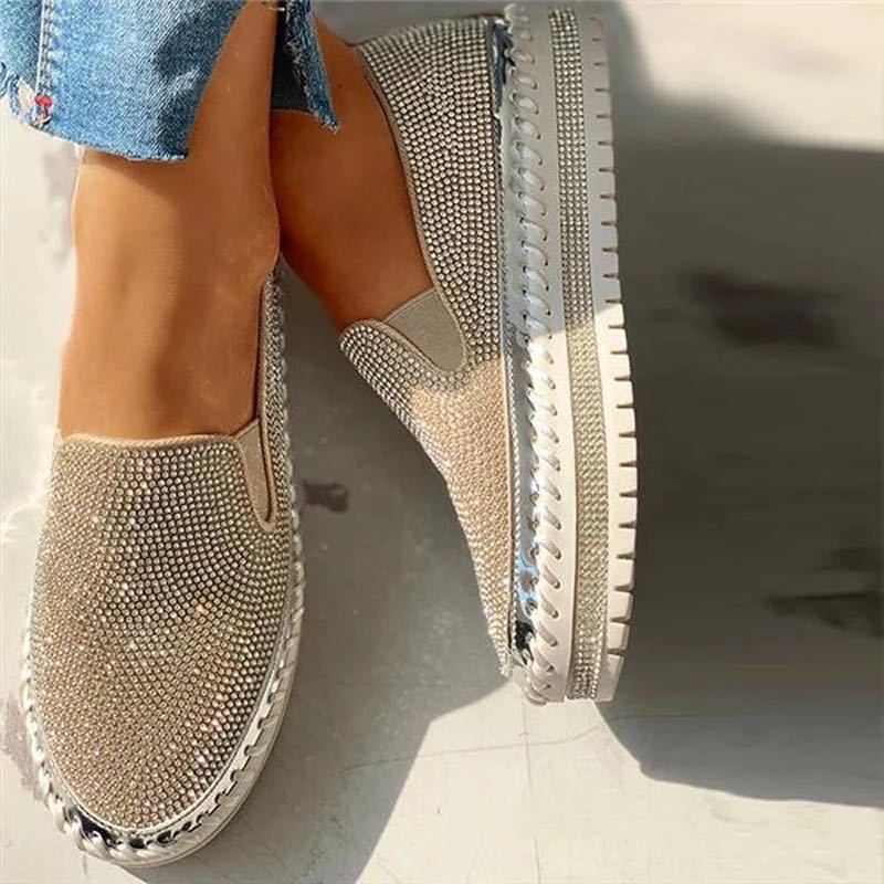 Diamant-Slipper | Elegante Schuhe mit funkelnden Details