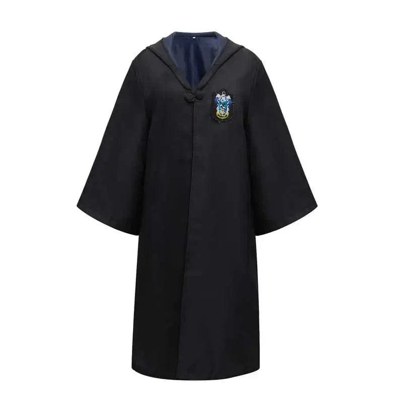 WizardWay – Verkleidungsset Kinder mit Umhang, Brille, Schal und Zauberstab