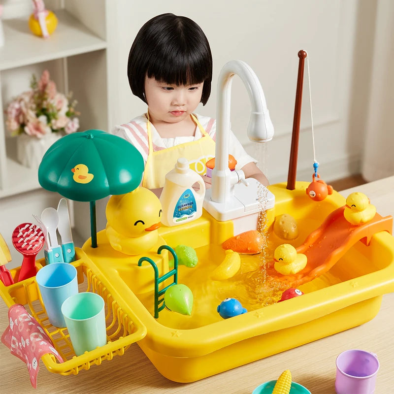 AquaPlay Spülspaß – Realistisches Küchen-Spielset mit Wasserfunktion