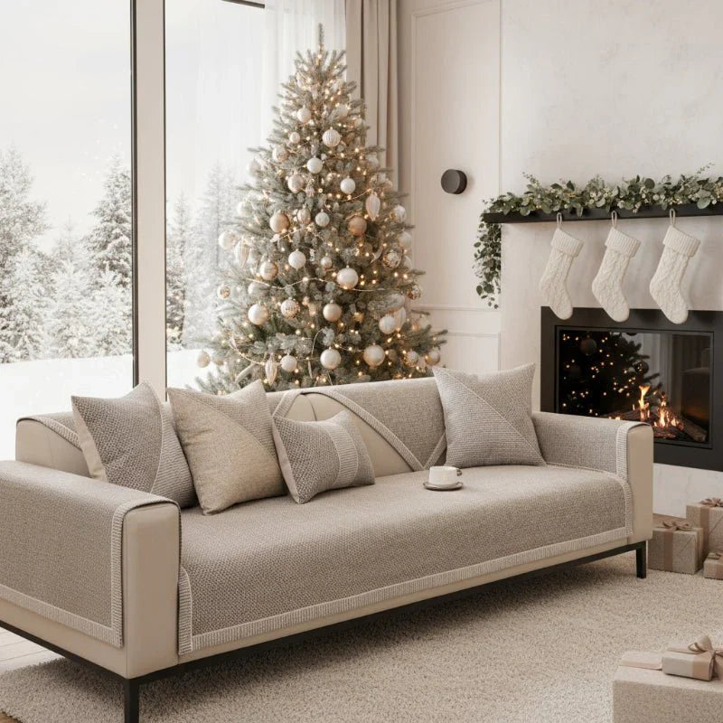 Copertura per divano – Tessuto antiscivolo, Struttura a trama traspirante e lavorazione resistente