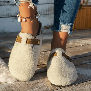ConfortLuxe - Winter Hausschuhe Dick und Flauschig