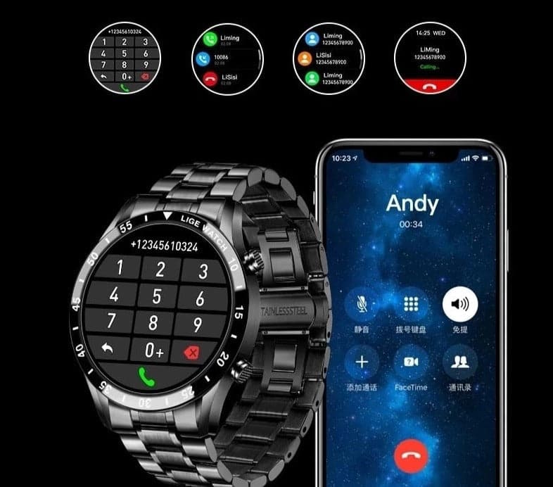 Luxuriöse Smartwatch – Stilvoll, intelligent und vielseitig