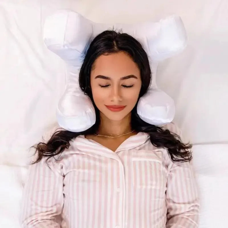 SilkRest - Gesichtskissen mit Satinbezug de Luxe